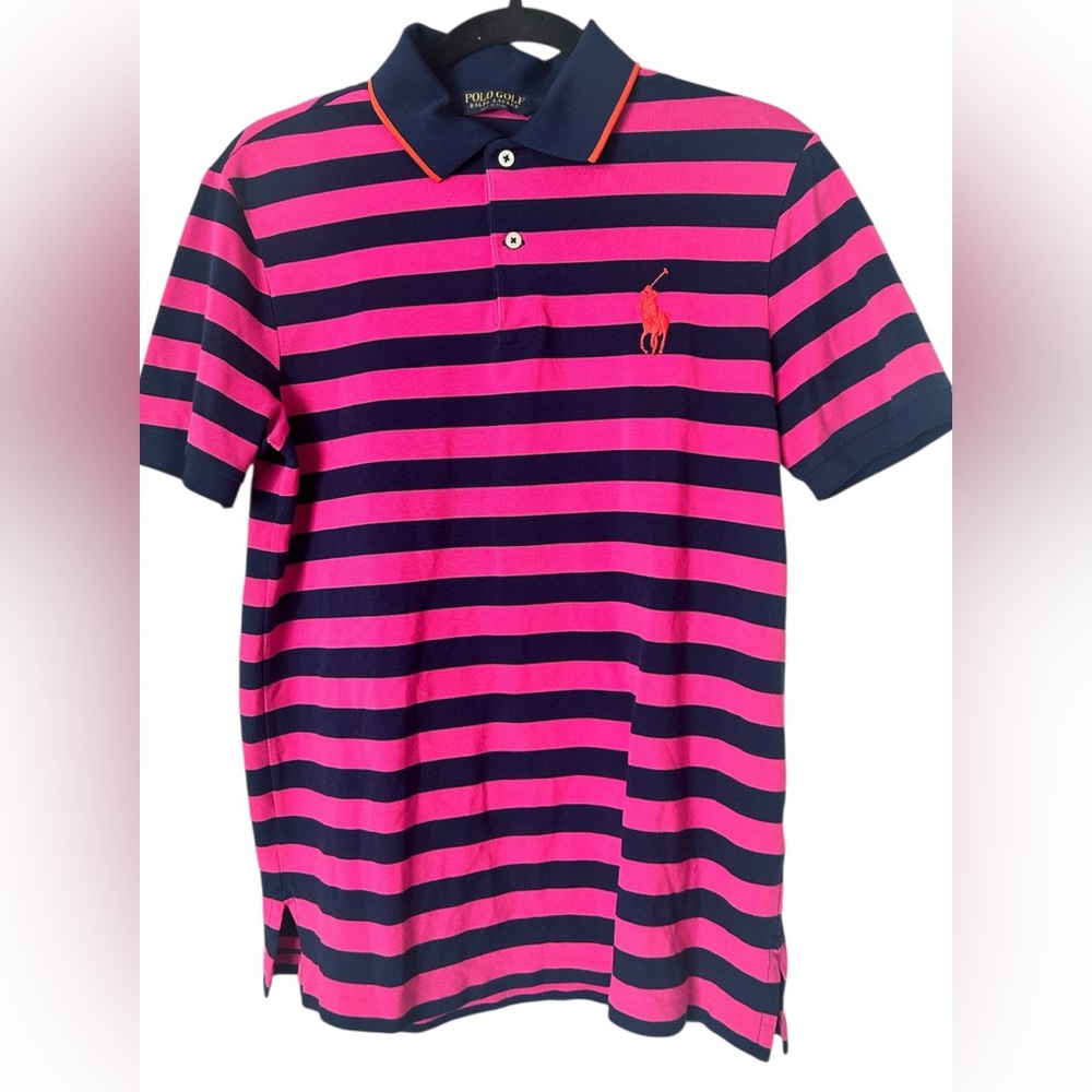 Polo Golf Ralph Lauren Shirt‎ Medium Striped Big Pony